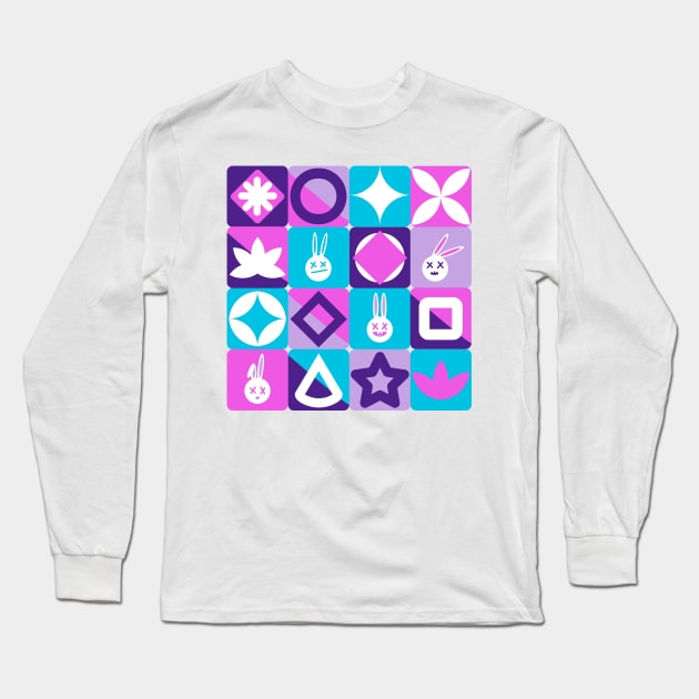 Fun geometrics Long Sleeve T-Shirt by Red Fox